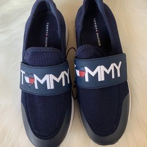 Tommy Hilfiger Slip On Navy Blue Womens Size 6.5